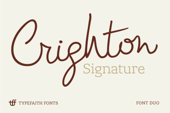 Crighton Font Poster 14