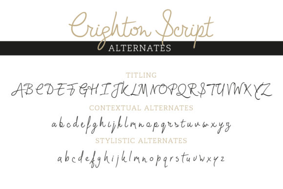 Crighton Font Poster 10
