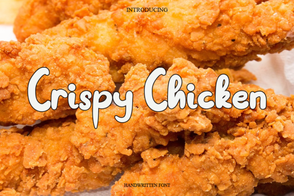 Crispy Chicken Font Poster 1