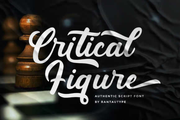 Critical Figure Font Poster 1