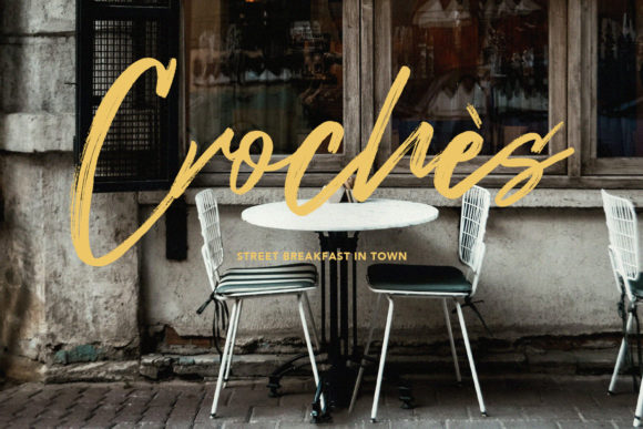 Crotches Font Poster 10