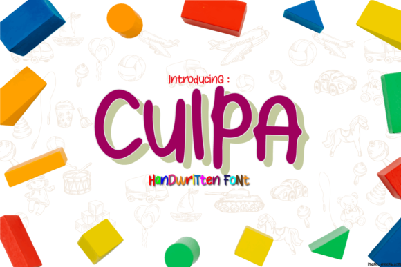 Culpa Font Culpa Font Poster 1