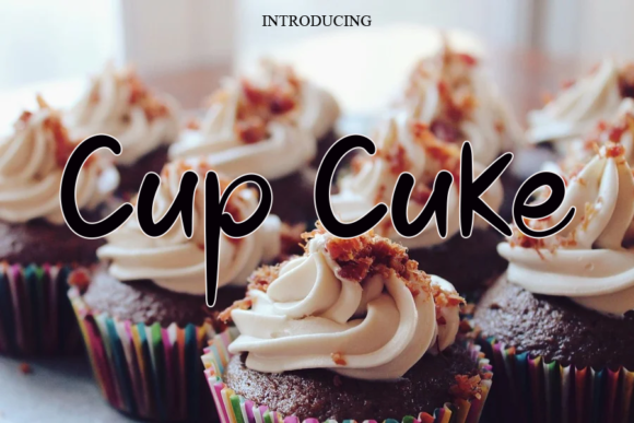 Cup Cake Font Cup Cake Font Poster 1