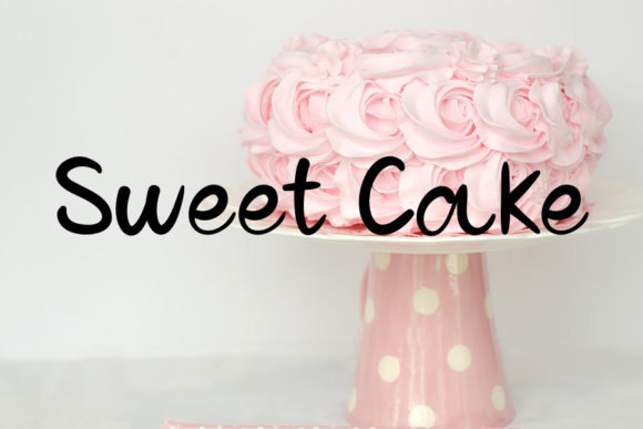 Cup Cake Font Poster 5