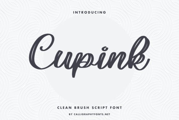 Cupink Font Poster 1