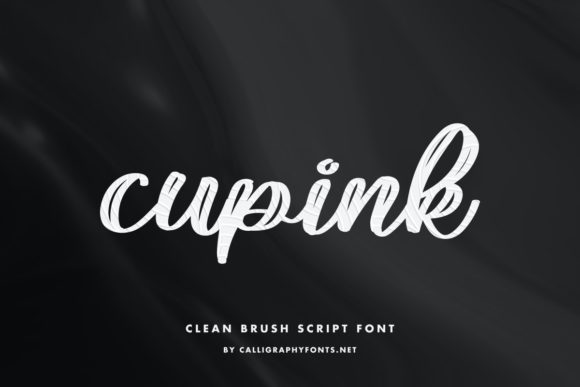 Cupink Font Poster 2
