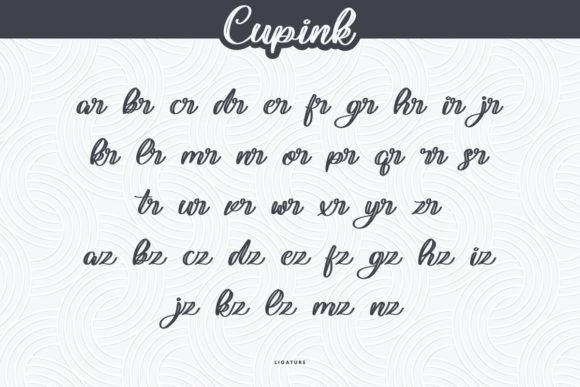 Cupink Font Poster 7