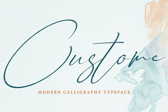 Custome Font Poster 1