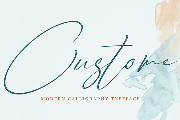 Custome Font Poster 1