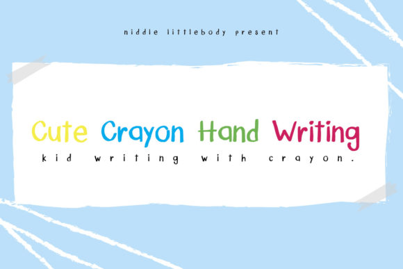 Cute Crayon Font