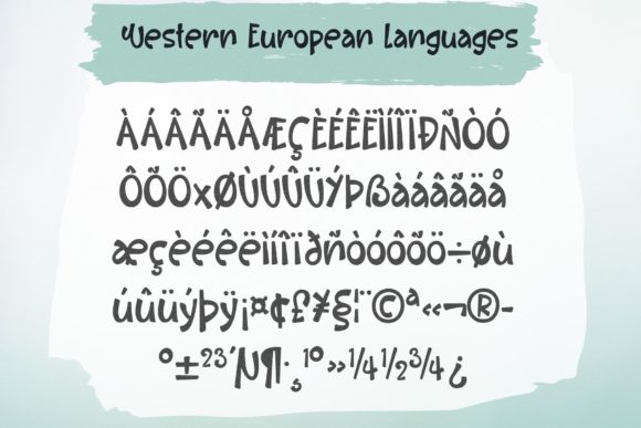 Cute Meow Nursery Font Poster 10