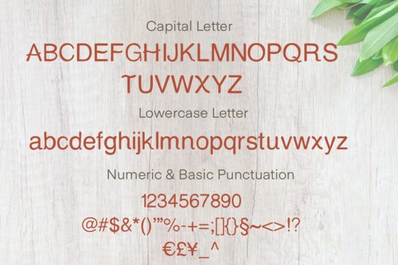Cute Simple Font Poster 5