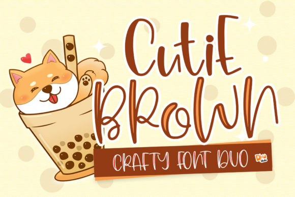 Cutie Brown Font Poster 1