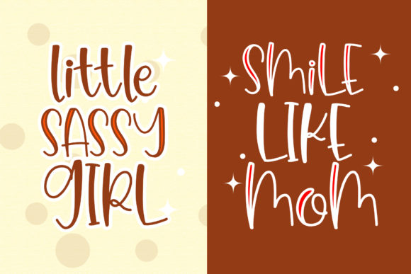 Cutie Brown Font Poster 4