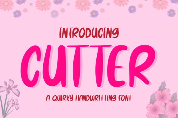 Cutter Font Poster 1