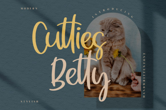 Cutties Betty Font Poster 1
