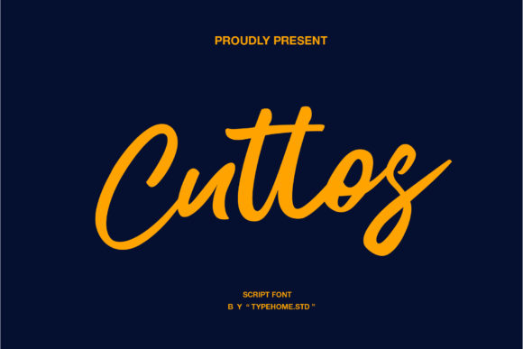 Cuttos Font Poster 1