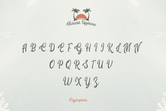 Cyrtosperma Font Poster 7
