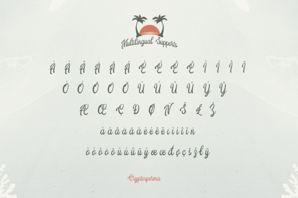 Cyrtosperma Font Poster 9