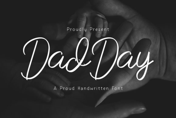 Dad Day Font Poster 1