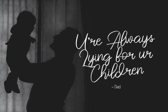 Dad Day Font Poster 2