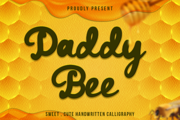 Daddy Bee Font Poster 1
