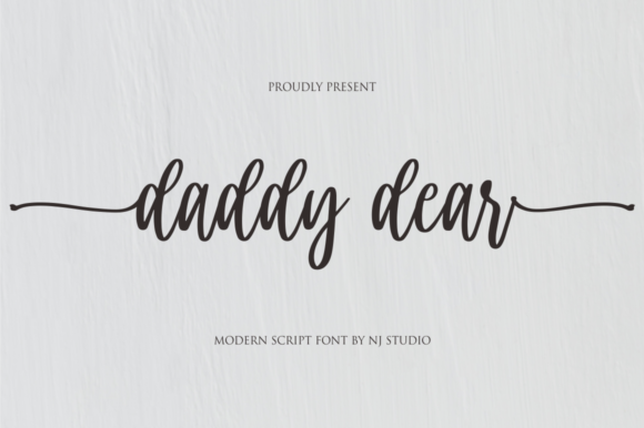 Daddy Dear Font Poster 1