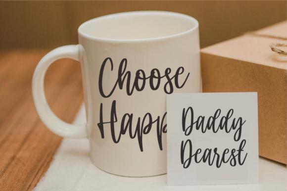 Daddy Dear Font Poster 6