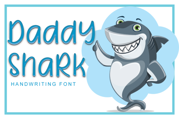 Daddy Shark Font Poster 1