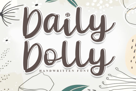 Daily Dolly Font Poster 1