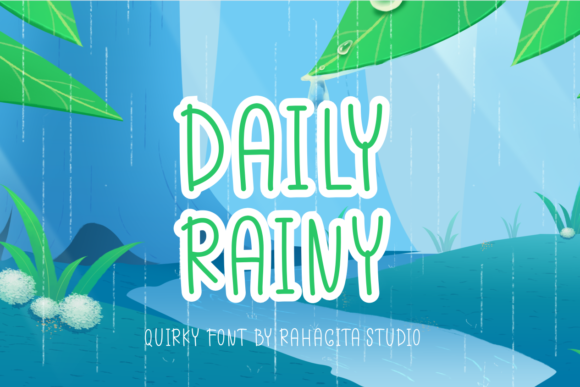 Daily Rainy Font