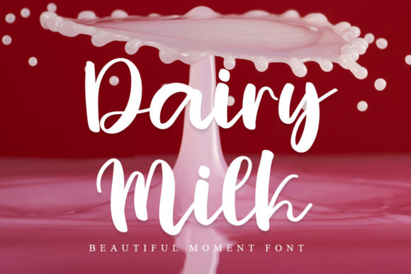 Dairy Milk Font