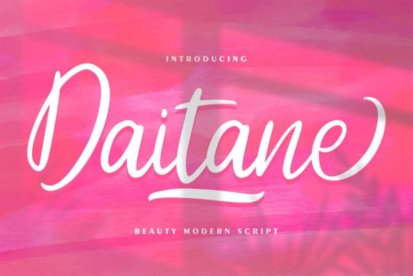 Daitane Font Poster 1