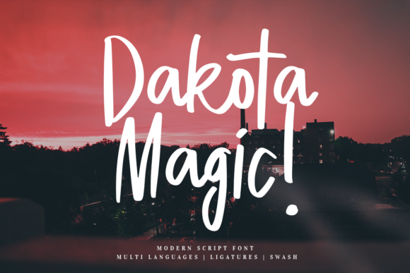 Dakota Magic Font Poster 1
