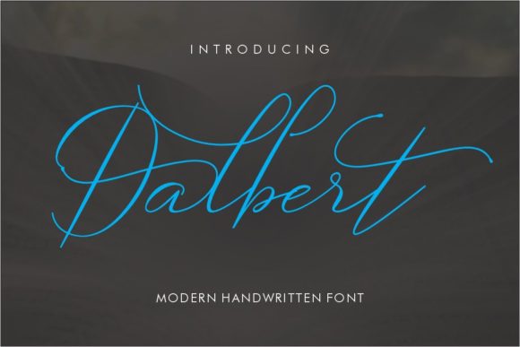 Dalbert Font Poster 1