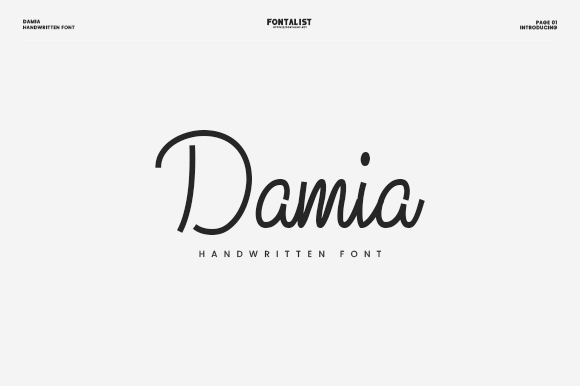 Damia Font Poster 1