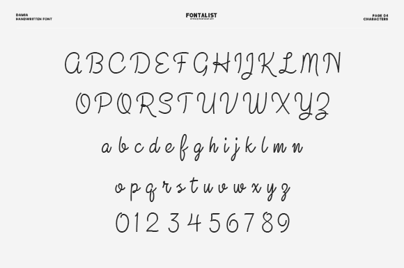 Damia Font Poster 4