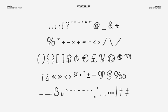 Damia Font Poster 5