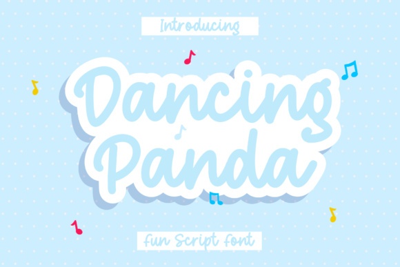 Dancing Panda Font Poster 1