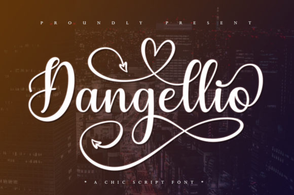Dangellio Font Poster 1