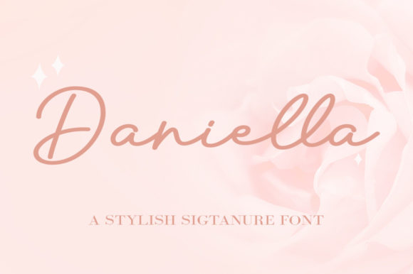 Daniella Font Poster 1