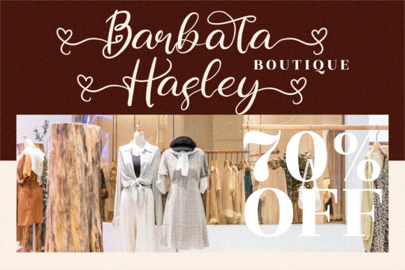 Darinella Font Poster 3