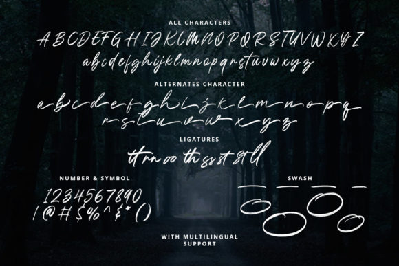 Dark Witches Font Poster 9