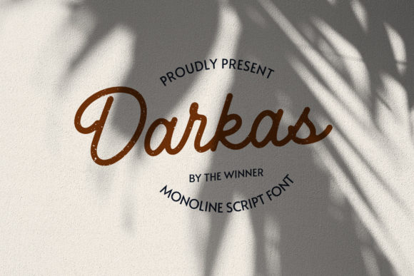 Darkas Font Poster 1