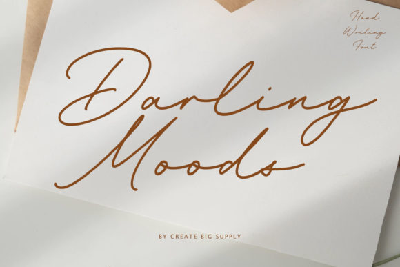 Darling Moods Font Poster 1