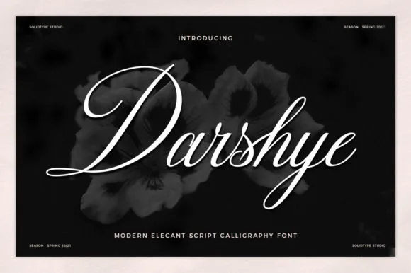 Darshye Font Darshye Font Poster 1