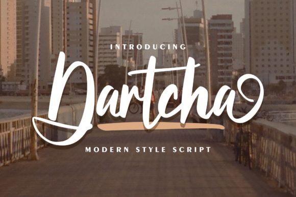 Dartcha Font Poster 1