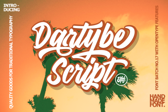 Dartybe Font Poster 1