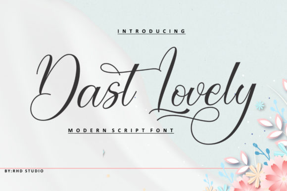 Dast Lovely Font Poster 1