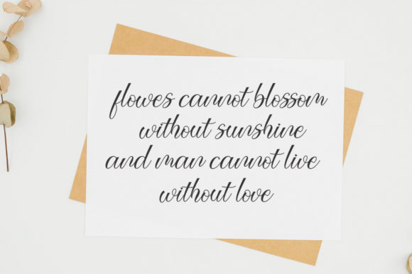 Dast Lovely Font Poster 3